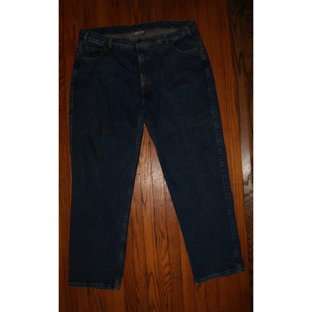 Pendleton Woolen Mills Mens Denim Blue Jeans 44x32 Relaxed Fit Straight Leg